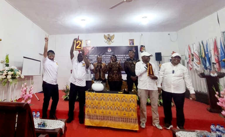 Pilkada Asmat 2024, Thomas-Yoel Nomor Urut 1 dan Bonifasius-Abdul Nomor Urut 2