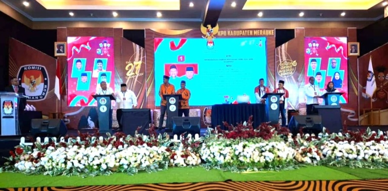KPU Gelar Debat Pemungkas Cabup-Cawabup Merauke