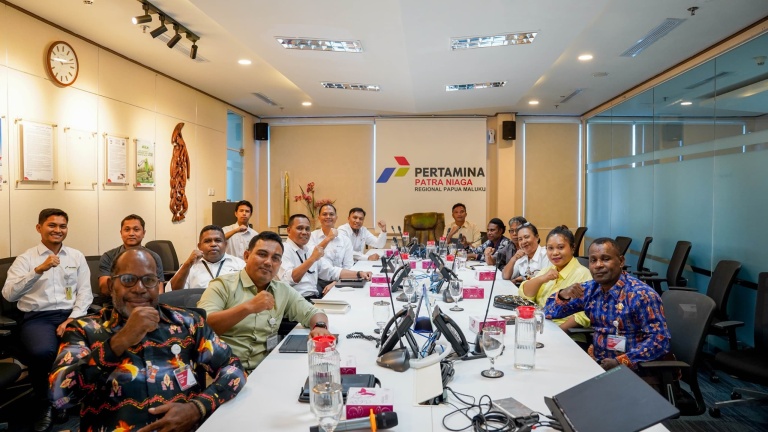 Pertamina Patra Niaga Bersama Legislator Membahas Ketersediaan dan Penyaluran BBM ke Sarmi
